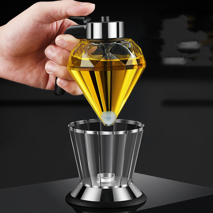 Diamond Glass Oil Jug Multi-Purpose Kitchen Tool