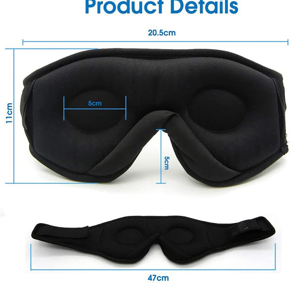 3D sleep mask with music