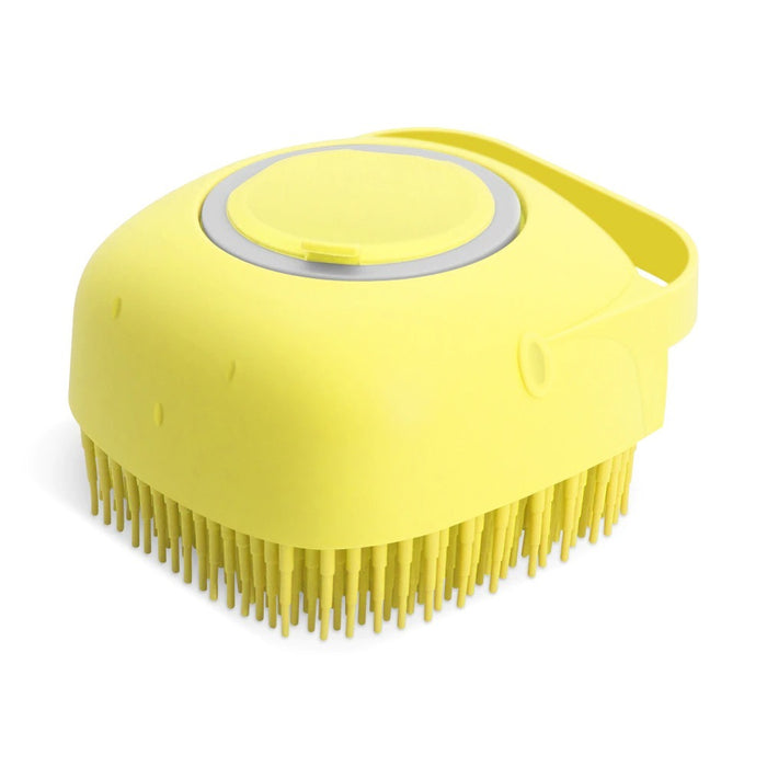 Pet Bathing Brush & Dispenser