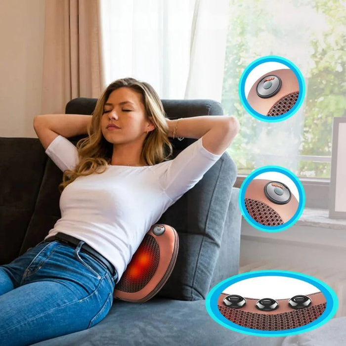 Electric Massaging Neck Pillow – Ultimate Comfort & Pain Relief