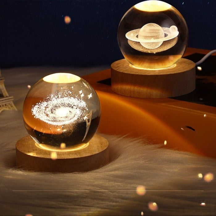 LED Crystal Ball Light for Home Decor