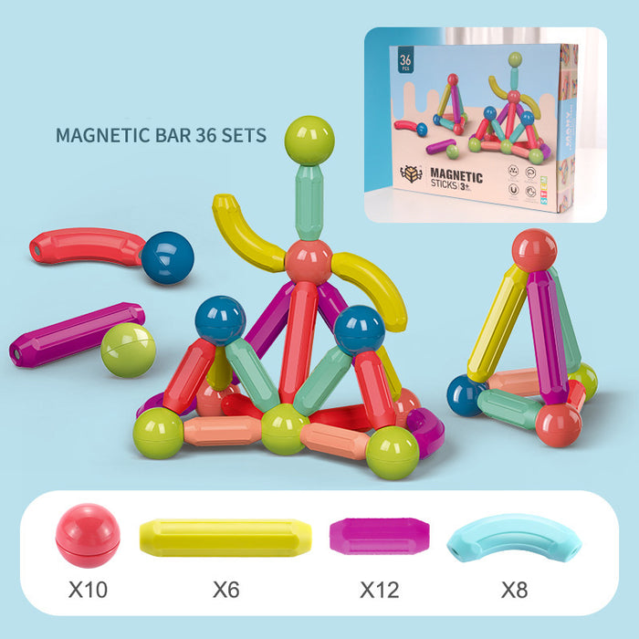 Magnetic Stick Building Blocks Set - Fun & Educational Toy for Kids