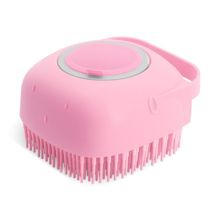 Pet Bathing Brush & Dispenser