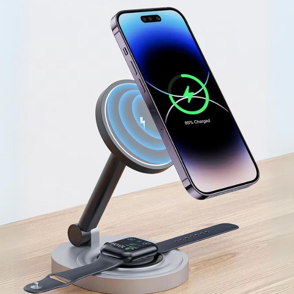 2 in 1 Magnetic Wireless Charger