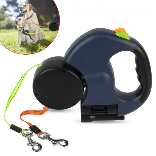 360° Swivel Dual Dog Leash Harness