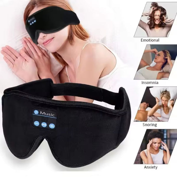 Sleep mask with HD speakers