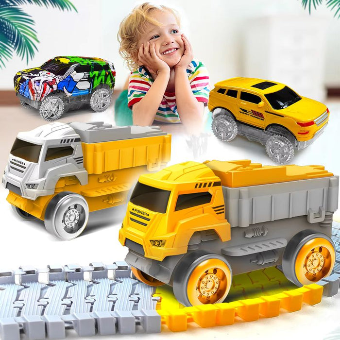 Electric Dinosaur Track Car for Kids