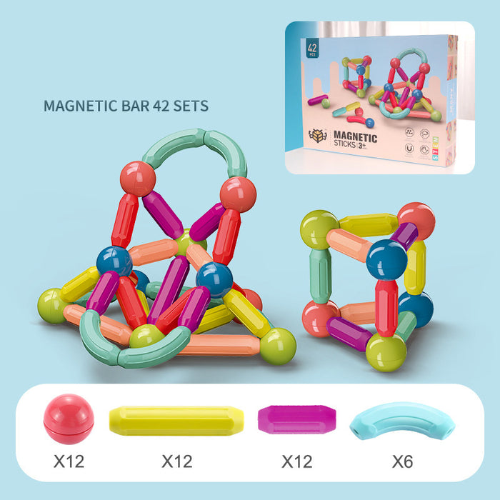 Magnetic Stick Building Blocks Set - Fun & Educational Toy for Kids