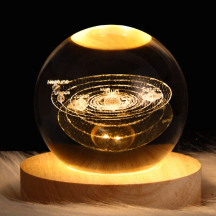 LED Crystal Ball Light for Home Decor