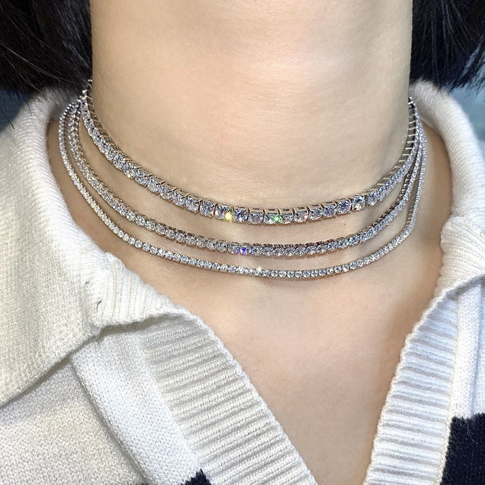 Sterling Cubic Silver Chain