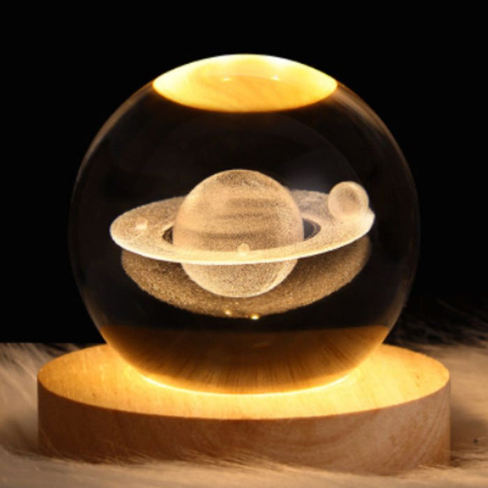 LED Crystal Ball Light for Home Decor