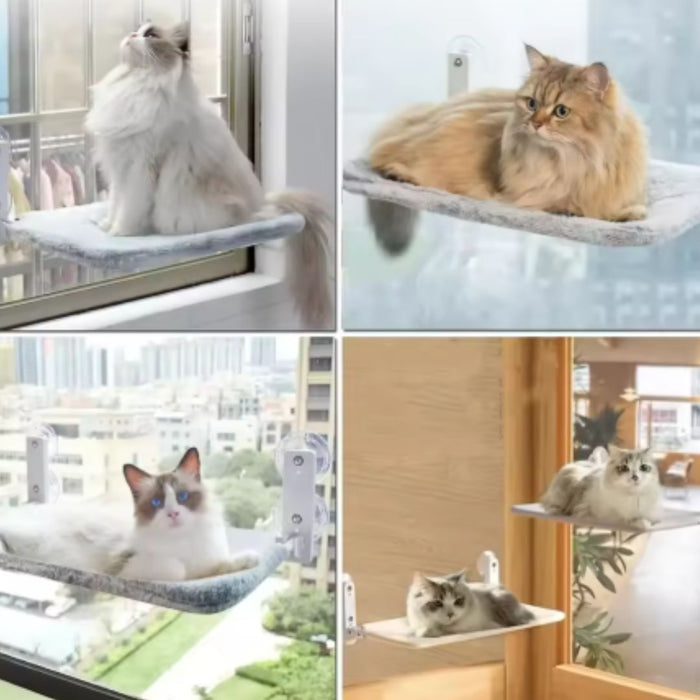 Cat Hammock Window Bed - Lightweight Foldable Design