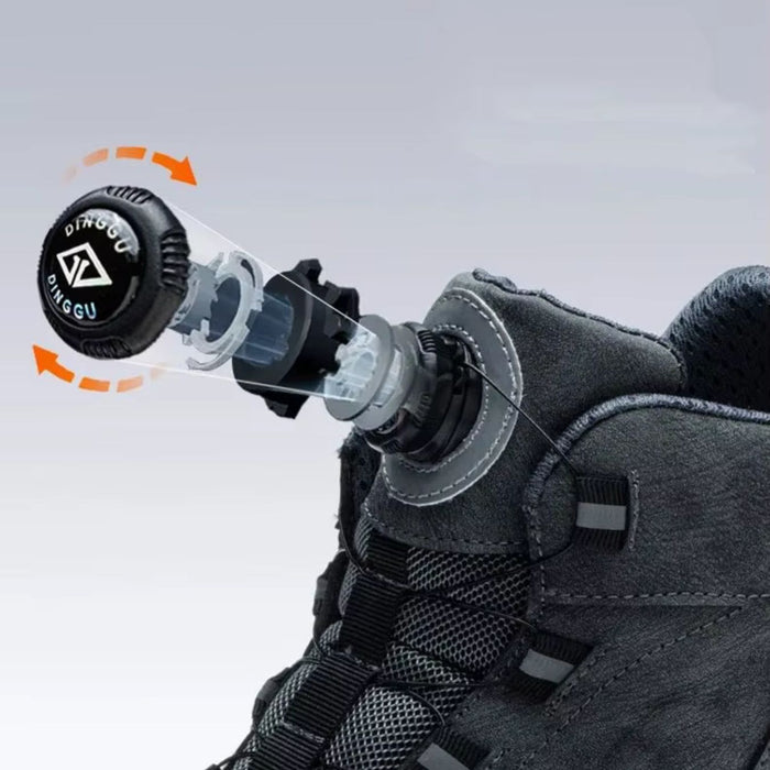 Rotating Button Safety Shoes Men