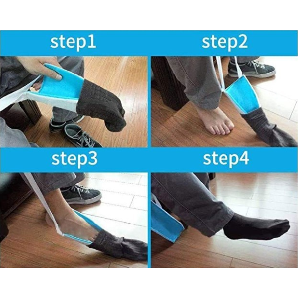 Slip-Resistant Sock Aid Device