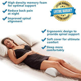 Back pain relief pillow