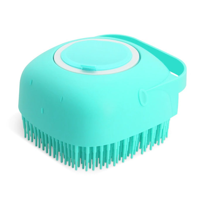 Pet Bathing Brush & Dispenser