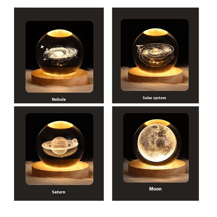 LED Crystal Ball Light for Home Decor