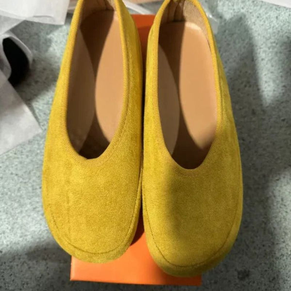 Waterproof Slip On Faux Suede Loafers – Women's Casual Flats