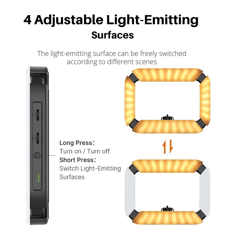 selfie light with phone clip