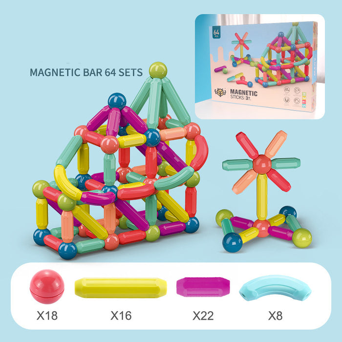 Magnetic Stick Building Blocks Set - Fun & Educational Toy for Kids