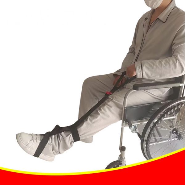 Adjustable Leg Lifter Strap: Thigh Lift Assist Band for Disabled and Elderly Mobility Support