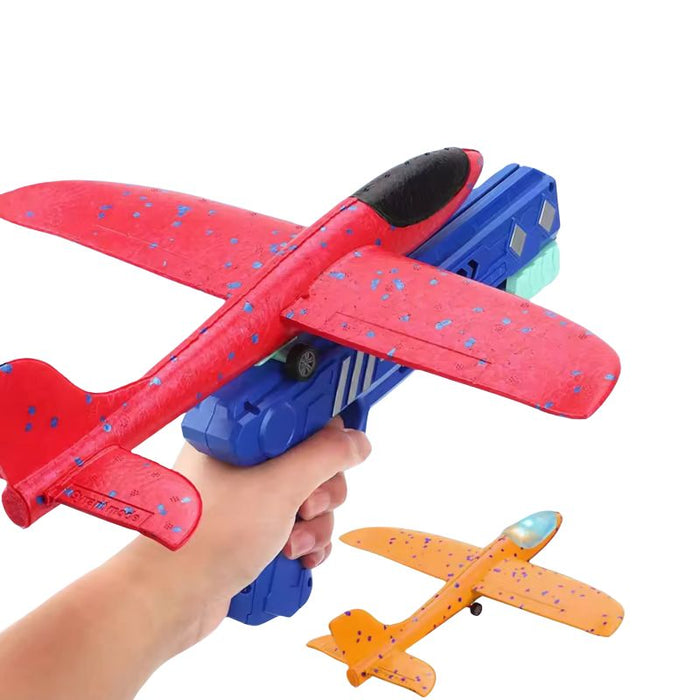 Aeroplane Foam Catapult Launcher Kid's Toy