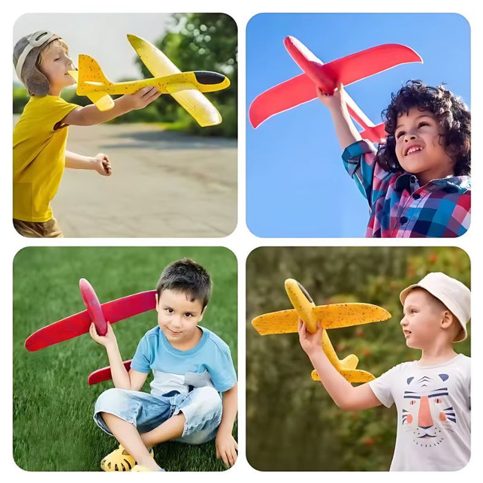 Aeroplane Foam Catapult Launcher Kid's Toy