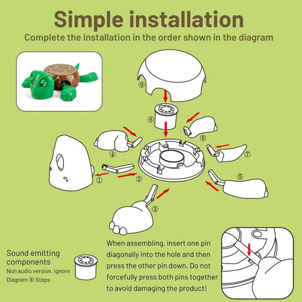 Funny Tortoise Figurine