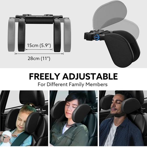 travel headrest for car seat