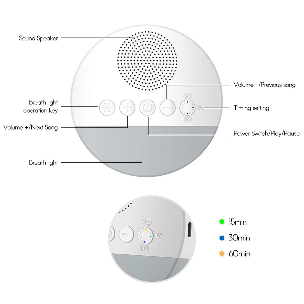 night light with soothing sounds