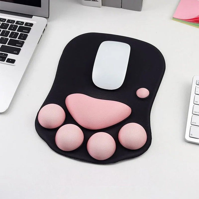 Mouse pad with gel wrist support