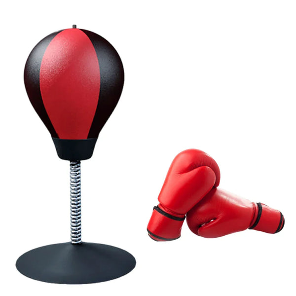 Desktop stress relief punching bag for office
