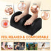 Heated foot massage device