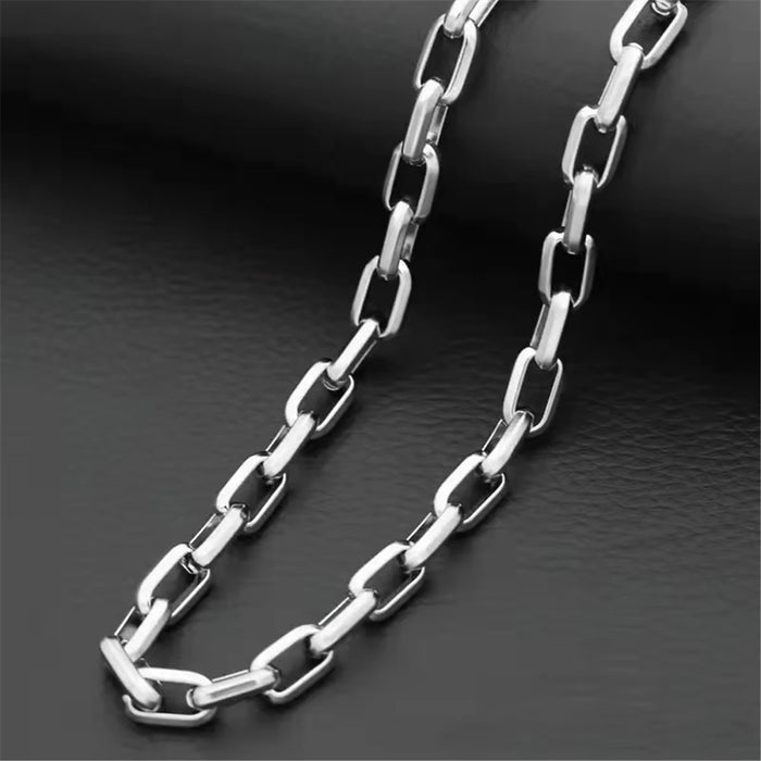 Fainnole Unisex Punk Bracelet – Stainless Steel Chain Link Style