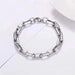 Fainnole Unisex Punk Bracelet – Stainless Steel Chain Link Style