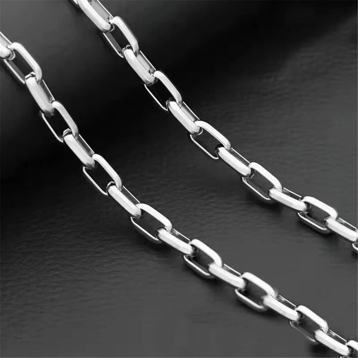 Fainnole Unisex Punk Bracelet – Stainless Steel Chain Link Style