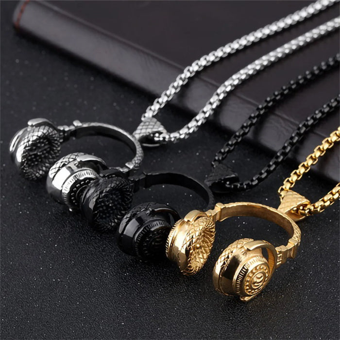 Geometric Lovers' Pendant Necklace – Fitness Tracker & Hip Hop Style