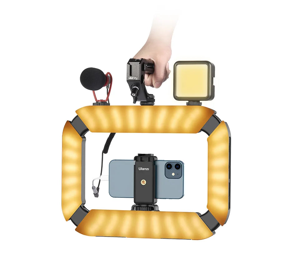 selfie light with phone clip