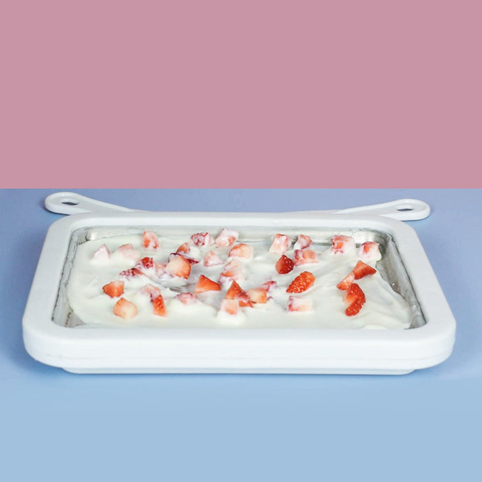 Ice cream rolling machine

