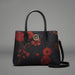 Lightweight floral purse with adjustable strap