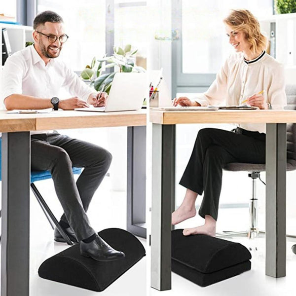 Foot support under desk