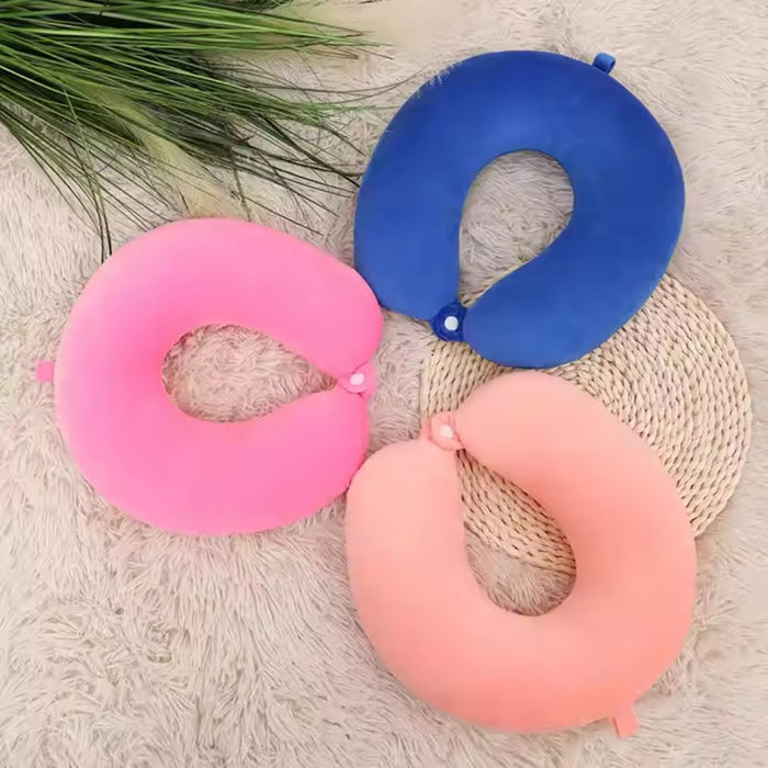 Soft U-Shaped Neck Pillow for Travel | Lightweight & Ergonomic Comfort