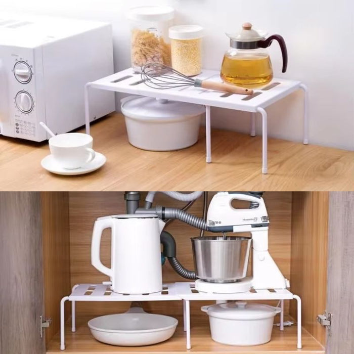 Multi-tier kitchen shelf

