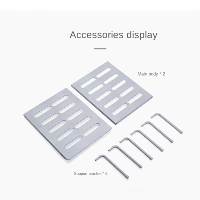 Multi-tier kitchen shelf

