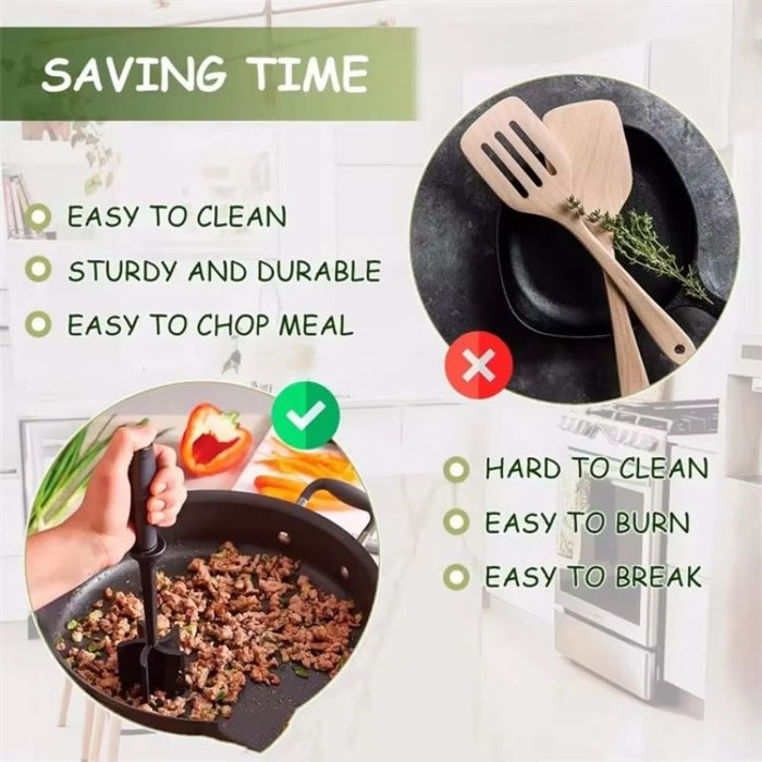 Hamburger meat chopper

