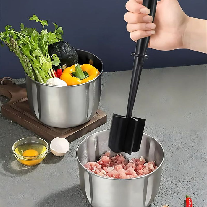 Hamburger meat chopper

