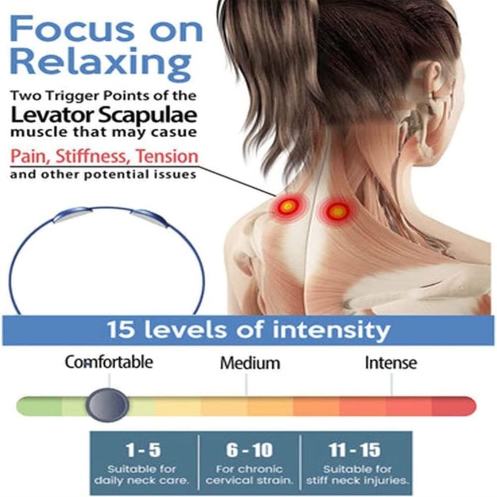 heated neck massager for anxiety