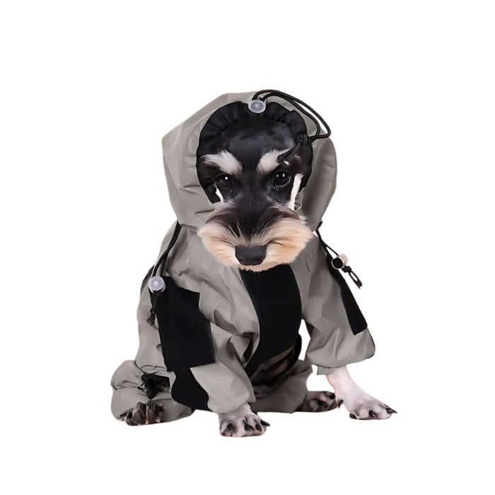 Outdoor dog raincoat