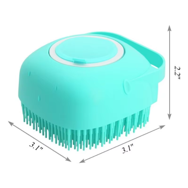 Pet Bathing Brush & Dispenser