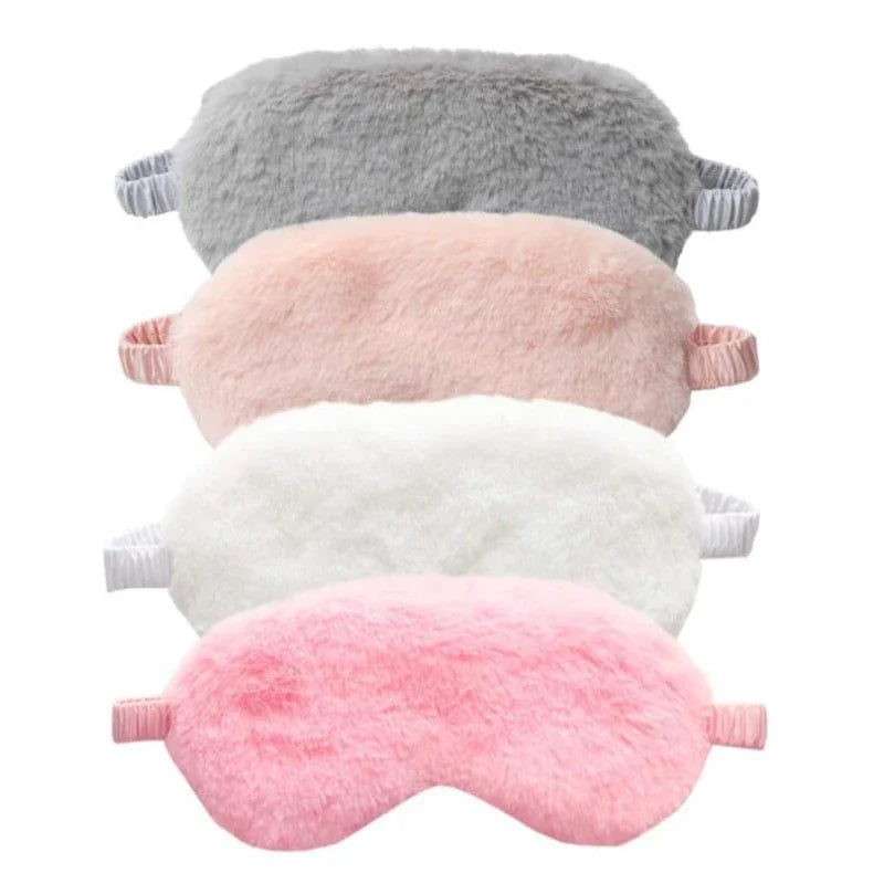 Plush sleep mask


